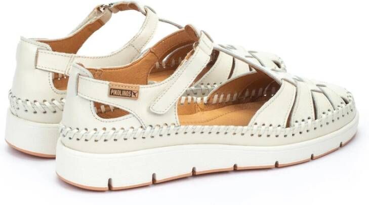 Pikolinos Off White Leren Damesandaal White Dames