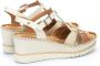 Pikolinos Off white sleehak leren sandaal Beige Dames - Thumbnail 5