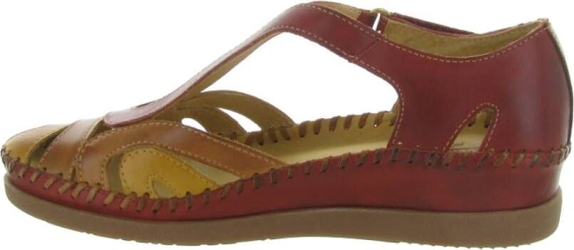 Pikolinos Stijlvolle Cadaques Sandalen Red Dames