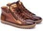 Pikolinos Stijlvolle Leren Sneaker Boot Bruin Brown Dames - Thumbnail 5