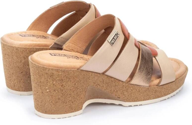 Pikolinos Verhoog je stijl met Arenales sandalen Beige Dames