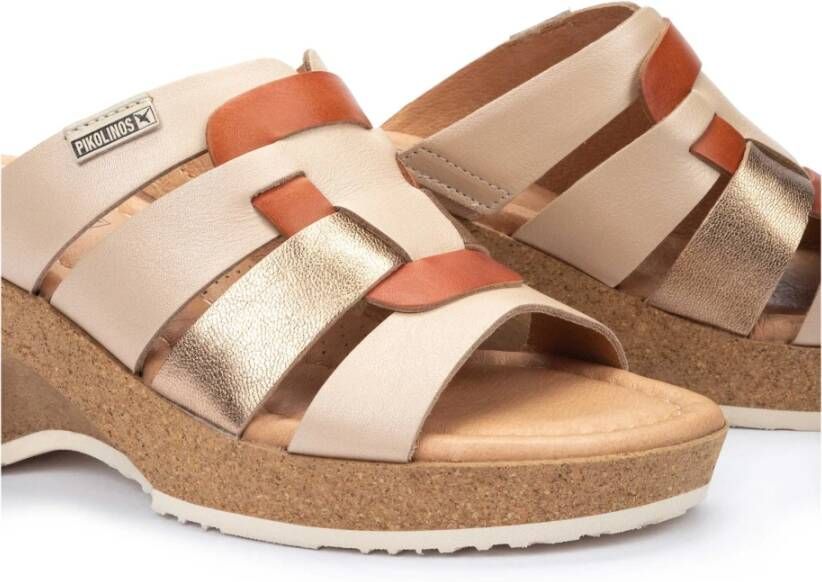 Pikolinos Verhoog je stijl met Arenales sandalen Beige Dames