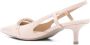 Pinko Beige Slingback Platte Schoenen Rubberen Zool Beige Dames - Thumbnail 2