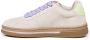 Pinko Beige Trainers Sneakers Borduursel Logo Veters Beige Dames - Thumbnail 4