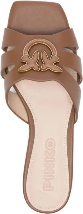 pinko Bruine Sandalen voor Vrouwen Ss25 Brown Dames