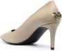 Pinko Beige Elegant Gesloten Middenhakken Beige Dames - Thumbnail 6