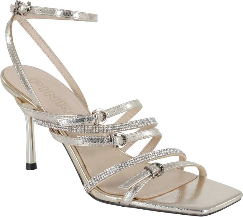 pinko Elegante Terry Jurk Gray Dames