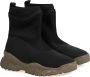 Pinko Moss Trek Boot Pelle Gommata+Neoprene Zwart Dames - Thumbnail 10