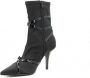 Pinko Enkellaarzen van stretchstof Black Dames - Thumbnail 4