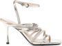 Pinko Gouden Kristal Stiletto Platte Schoenen Yellow Dames - Thumbnail 5