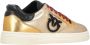 PINKO Lage Sneakers Dames Mandy 01 Maat: 36 Materiaal: Leer Kleur: Goud - Thumbnail 6