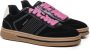 Pinko Kleurrijke Veters Geborduurde Sneakers Zwart Black Dames - Thumbnail 2