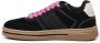 Pinko Kleurrijke Veters Geborduurde Sneakers Zwart Black Dames - Thumbnail 4