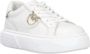 Pinko Leren Sneaker met Polyurethaan Samenstelling White Dames - Thumbnail 18