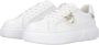 Pinko Leren Sneaker met Polyurethaan Samenstelling White Dames - Thumbnail 20