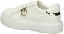 Pinko Leren Sneaker met Polyurethaan Samenstelling White Dames - Thumbnail 23