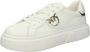 Pinko Leren Sneaker met Polyurethaan Samenstelling White Dames - Thumbnail 29