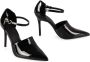 Pinko Zwarte platte schoenen met enkelband Black Dames - Thumbnail 11