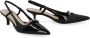 Pinko Lakleren slingback kittenhakken Black Dames - Thumbnail 2