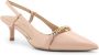 Pinko Lakleren Slingback met Metalen Logo Pink Dames - Thumbnail 2