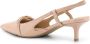 Pinko Lakleren Slingback met Metalen Logo Pink Dames - Thumbnail 3