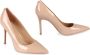 Pinko Lakleren Stiletto Pumps Beige Dames - Thumbnail 2