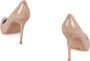 Pinko Lakleren Stiletto Pumps Beige Dames - Thumbnail 3