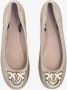 Pinko Leren Ballet Flats Love Birds Diamond Gray Dames - Thumbnail 2