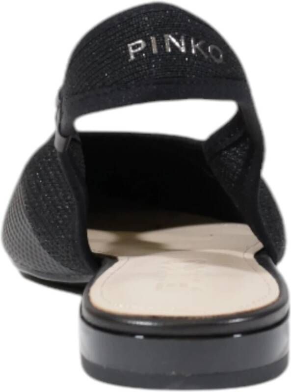 pinko Leren Dames Sandalen Lente Zomer Collectie Black Dames