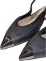 Pinko Leren Dames Sandalen Lente Zomer Collectie Black Dames - Thumbnail 6