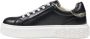 Pinko Leren Sneaker met Polyurethaan Stijl Ss0003P014Zi8 Black Dames - Thumbnail 7