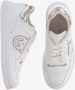 Pinko Leren Love Birds Sneakers Wit Goud White Dames - Thumbnail 2