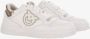 Pinko Leren Love Birds Sneakers Wit Goud White Dames - Thumbnail 3