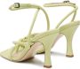 Pinko Leren sandaal met 9 cm hak Green Dames - Thumbnail 3