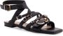 Pinko Leren sandalen met verstelbare bandjes Black Dames - Thumbnail 2