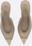 Pinko Lurex Gebreide Slingback Schoenen Beige Dames - Thumbnail 4