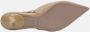 Pinko Lurex Gebreide Slingback Schoenen Beige Dames - Thumbnail 6