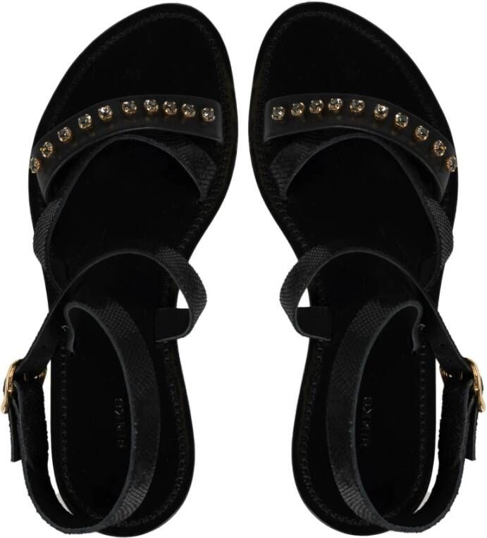 pinko Luxemburg Sandalen met Enkelband Black Dames