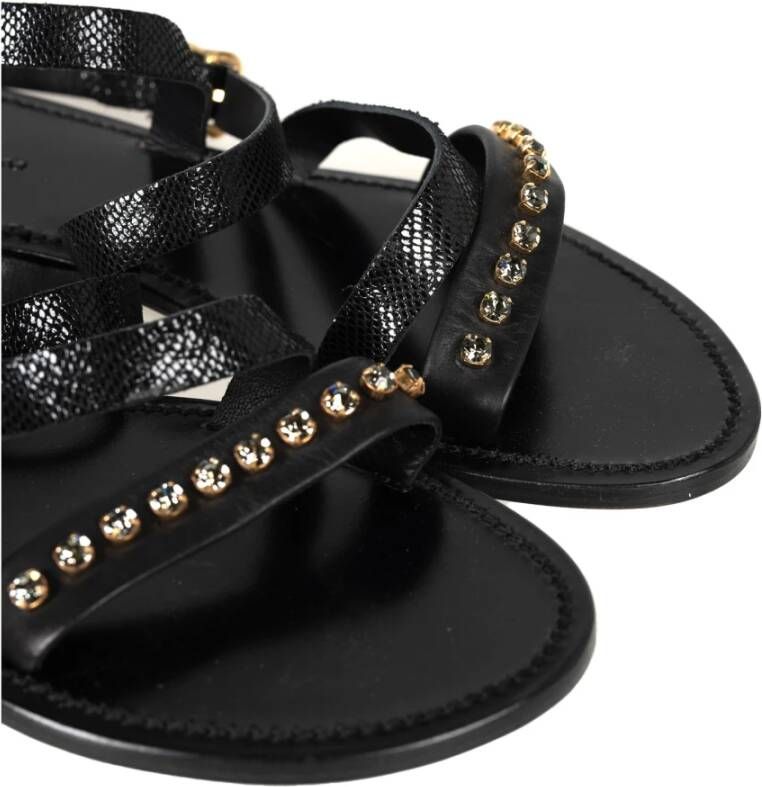 pinko Luxemburg Sandalen met Enkelband Black Dames