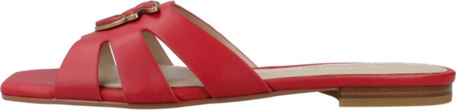 pinko Marli Slipper Sliders Red Dames