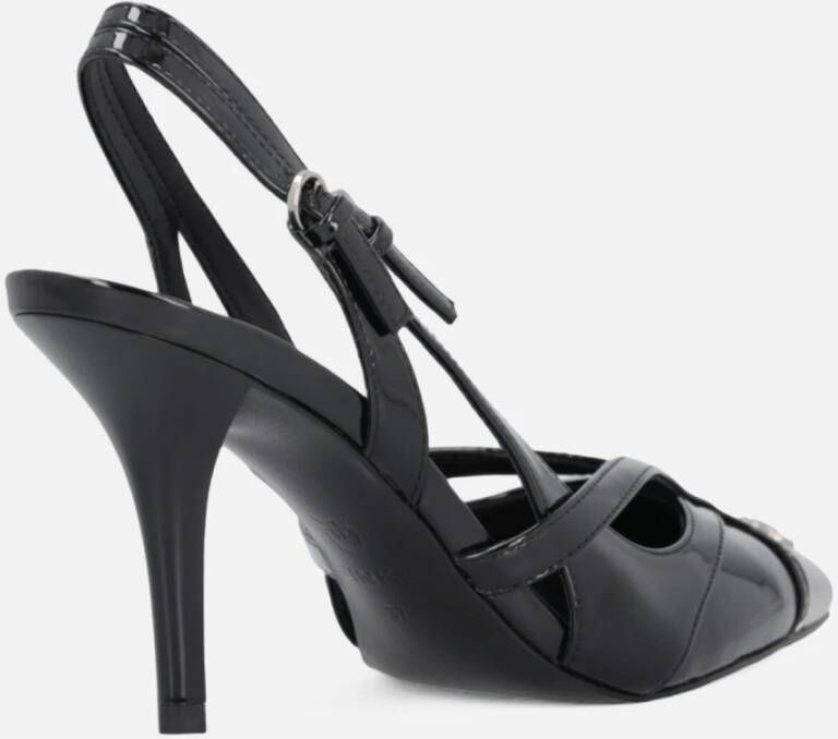 pinko Metalen punt hoge hak pumps Black Dames