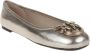 Pinko Metallic Ballerina's voor Vrouwen Gray Dames - Thumbnail 2