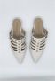 Pinko Stijlvolle leren pumps met uitsparingen White Dames - Thumbnail 9