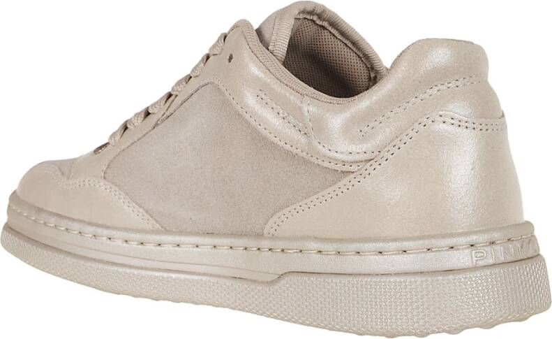 pinko Nude Neutrals Sneakers Aw24 Beige Dames