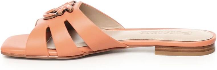 pinko Oranje Sandalen met Strappy Love Birds Orange Dames