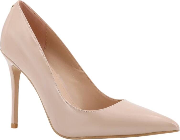 pinko Patent Leren Stiletto Hak Schoenen Beige Dames