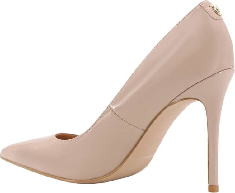 pinko Patent Leren Stiletto Hak Schoenen Beige Dames