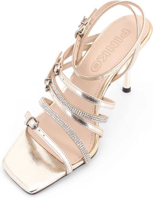 pinko Versierde Sandalen Pink Dames