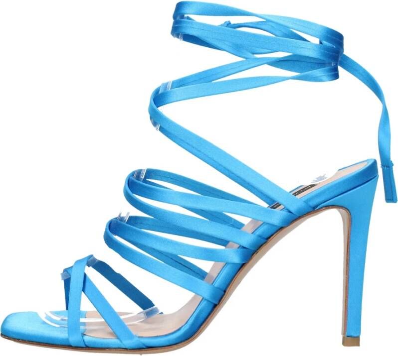 pinko Sandalen Helder Blauw Blue Dames