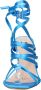 Pinko Sandalen Helder Blauw Blue Dames - Thumbnail 4